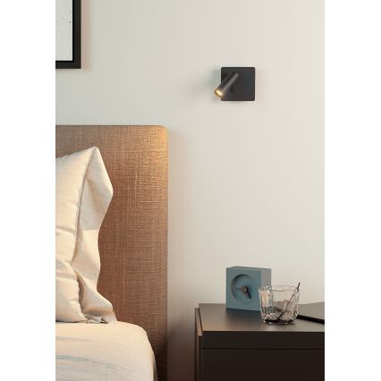 Redo 01-2340 - Foco LED de pared TOMIX LED/3,2W/230V negro