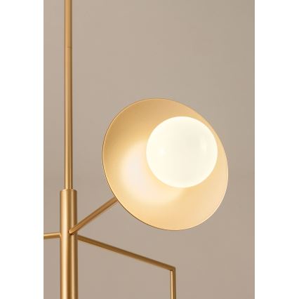 Redo 01-2733 - Lámpara colgante PLATO 6xG9/10W/230V dorado