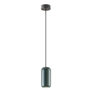 Redo 01-3475 - Lámpara colgante BOOM 1xGU10/10W/230V diá. 7,6 cm Verde