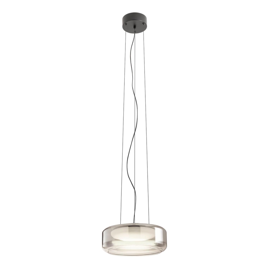 Redo 01-3591 - Lámpara LED colgante SOLERA LED/24W/230V diá. 35 cm CRI 93 3000/4000K gris