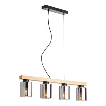 Redo 01-3986 - Lámpara colgante ROTIS 4xE27/15W/230V