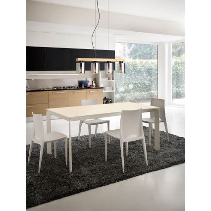 Redo 01-3986 - Lámpara colgante ROTIS 4xE27/15W/230V