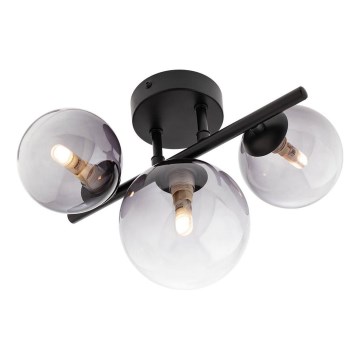 Redo 01-3988 - Lámpara de techo ASTRA 3xG9/8W/230V negro