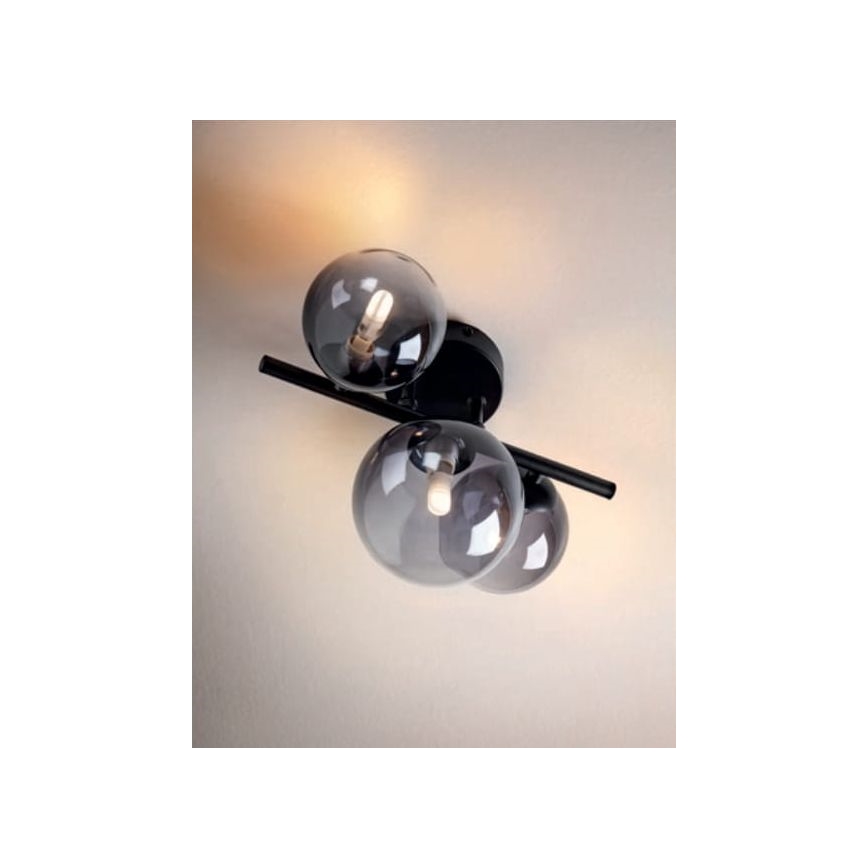 Redo 01-3988 - Lámpara de techo ASTRA 3xG9/8W/230V negro