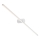 Redo 01-4034 - Iluminación LED para espejos de baño ROW LED/18W/230V 90 cm IP44 blanco