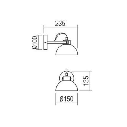 Redo 04-511 - Aplique infantil EOLO 1xE27/42W/230V