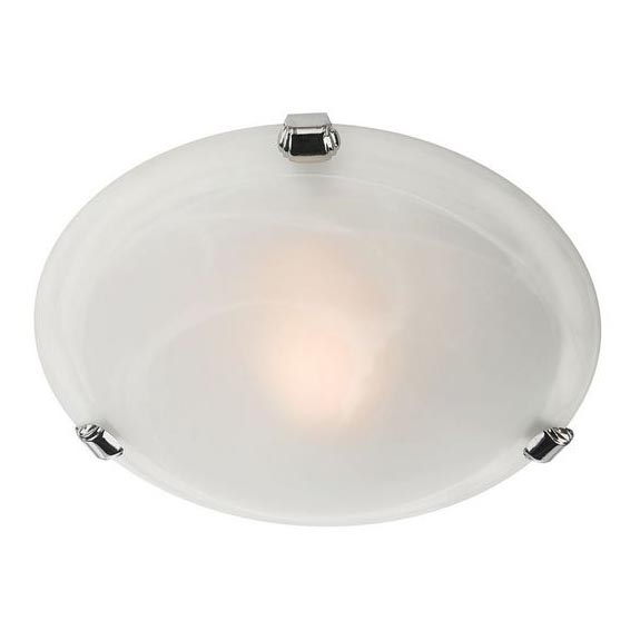 Redo 05-677 - Plafón VIRGINIA 1xE27/42W/230V diá. 25 cm blanco