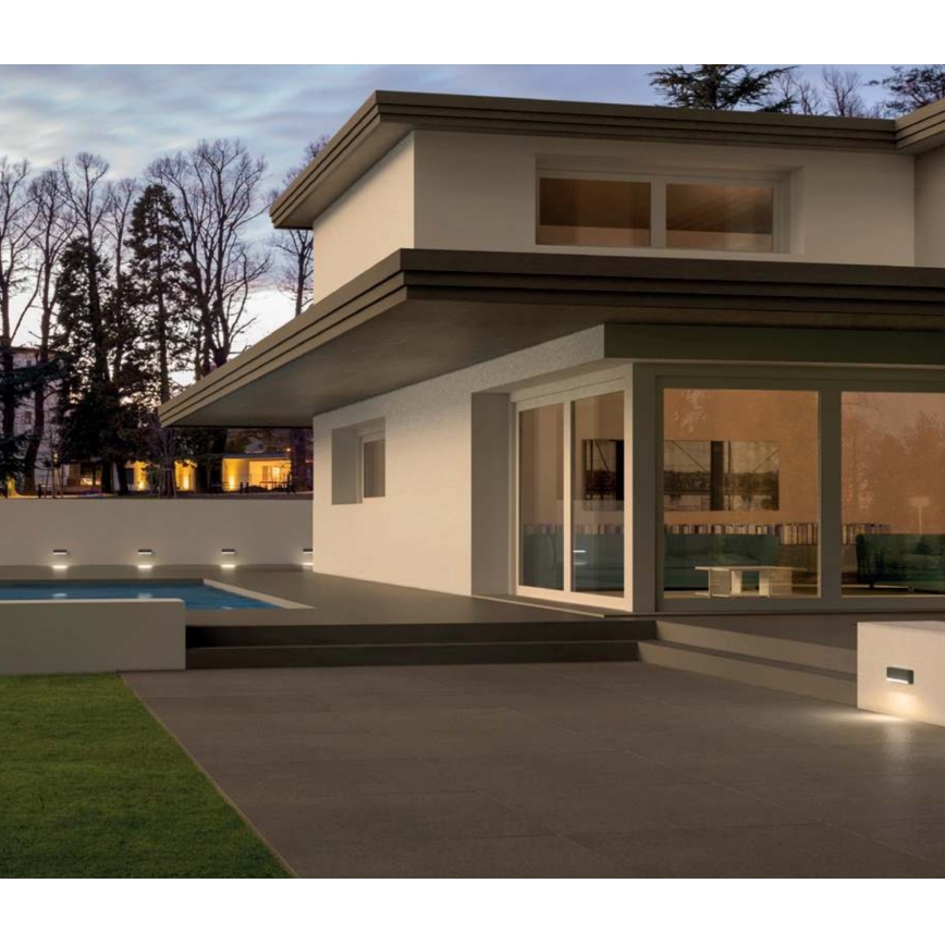 Redo 90070 - Aplique LED para exterior SAPO 1xLED/3W/230V IP65