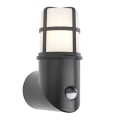 Redo 90201 - Lámpara de exterior con sensor TRITON 1xE27/28W/230V IP54 negro