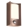 Redo 90487 - LED Aplique para exterior con sensor WARP LED/8W/230V 3000K IP44 marrón