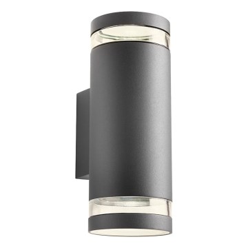 Redo 90518 - Aplique de exterior CARGO 2xGU10/28W/230V IP54 antracita