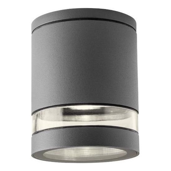 Redo 90519 - Plafón de exterior CARGO 1xGU10/28W/230V IP54 antracita