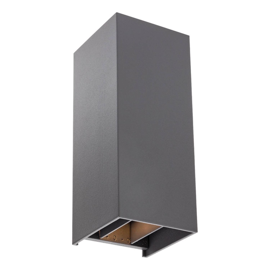 Redo 90636 - Aplique LED para exterior SONNY 2xLED/5W/230V 2200/3000/4000K IP54 antracita