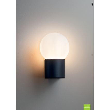 Redo 90640 - Aplique de exterior BULK 1xE27/28W/230V IP44 antracita