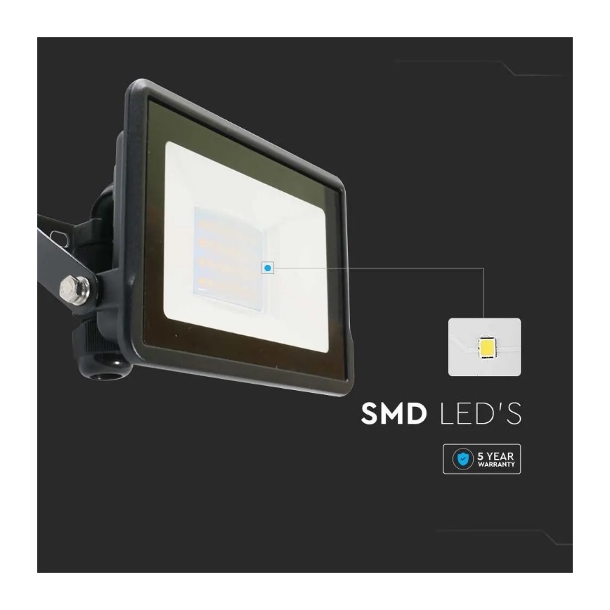 Reflector LED con conexión directa SAMSUNG CHIP LED/20W/230V IP65 6500K