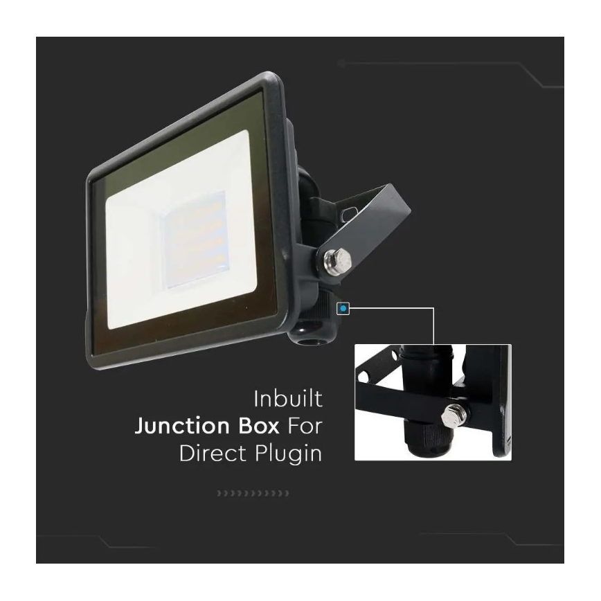 Reflector LED con conexión directa SAMSUNG CHIP LED/20W/230V IP65 6500K