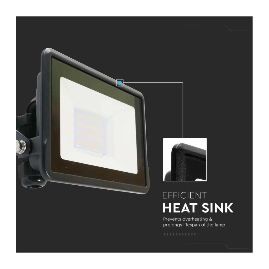 Reflector LED con conexión directa SAMSUNG CHIP LED/20W/230V IP65 6500K