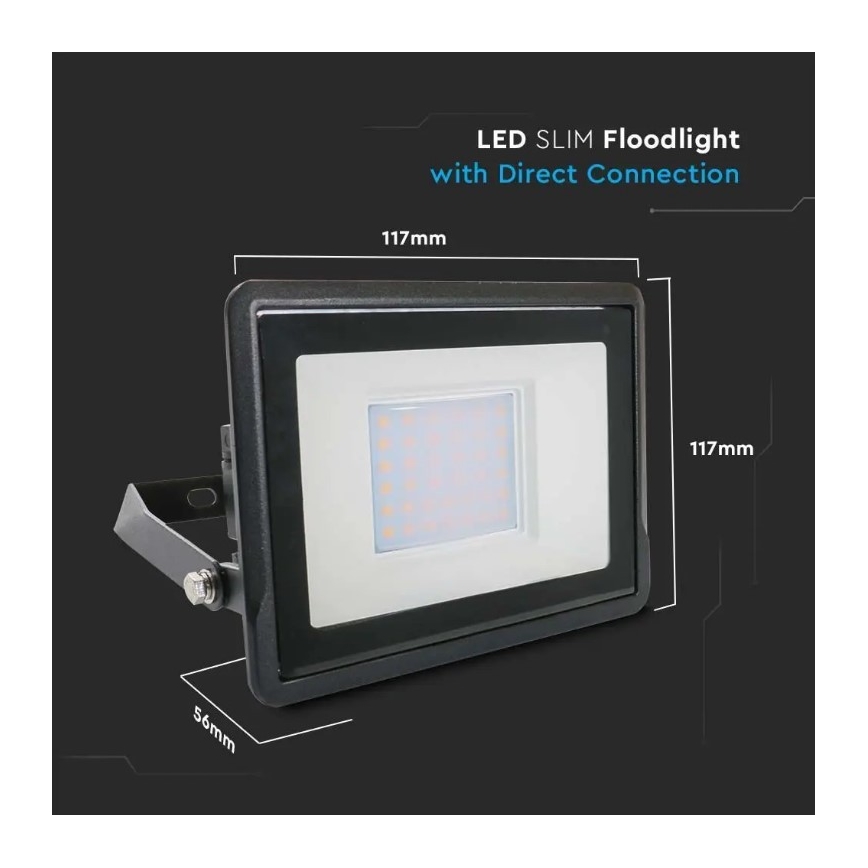 Reflector LED con conexión directa SAMSUNG CHIP LED/30W/230V IP65 4000K