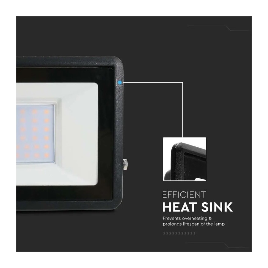 Reflector LED con conexión directa SAMSUNG CHIP LED/30W/230V IP65 4000K