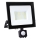 Reflector LED con sensor LED/50W/230V 6500K IP44 negro