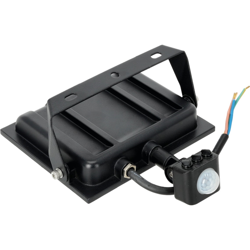 Reflector LED con sensor LED/50W/230V 6500K IP44 negro