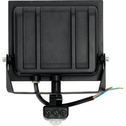 Reflector LED con sensor LED/50W/230V 6500K IP44 negro
