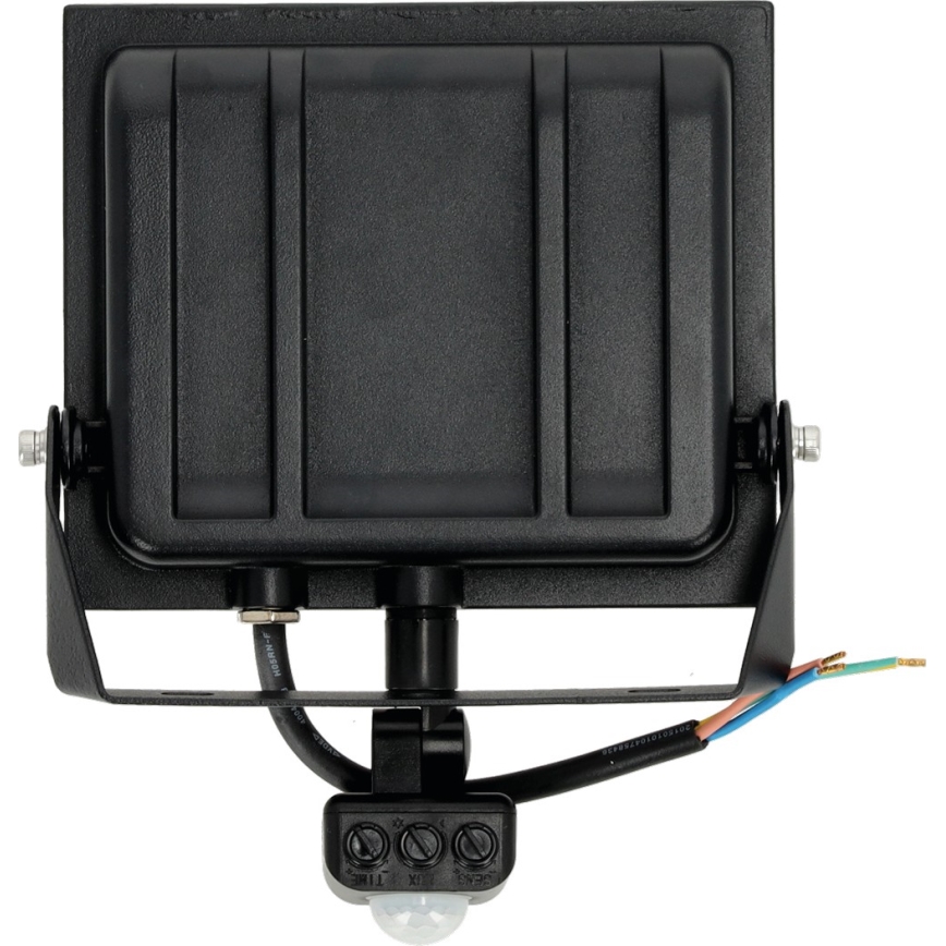 Reflector LED con sensor LED/50W/230V 6500K IP44 negro
