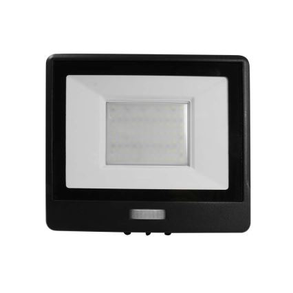Reflector LED con sensor LED/50W/230V 6500K IP65 negro
