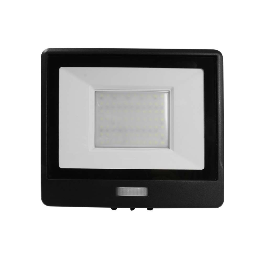 Reflector LED con sensor LED/50W/230V 6500K IP65 negro