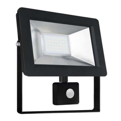 Reflector LED con sensor NOCTIS 2 SMD LED/30W/230V IP44 2050lm negro