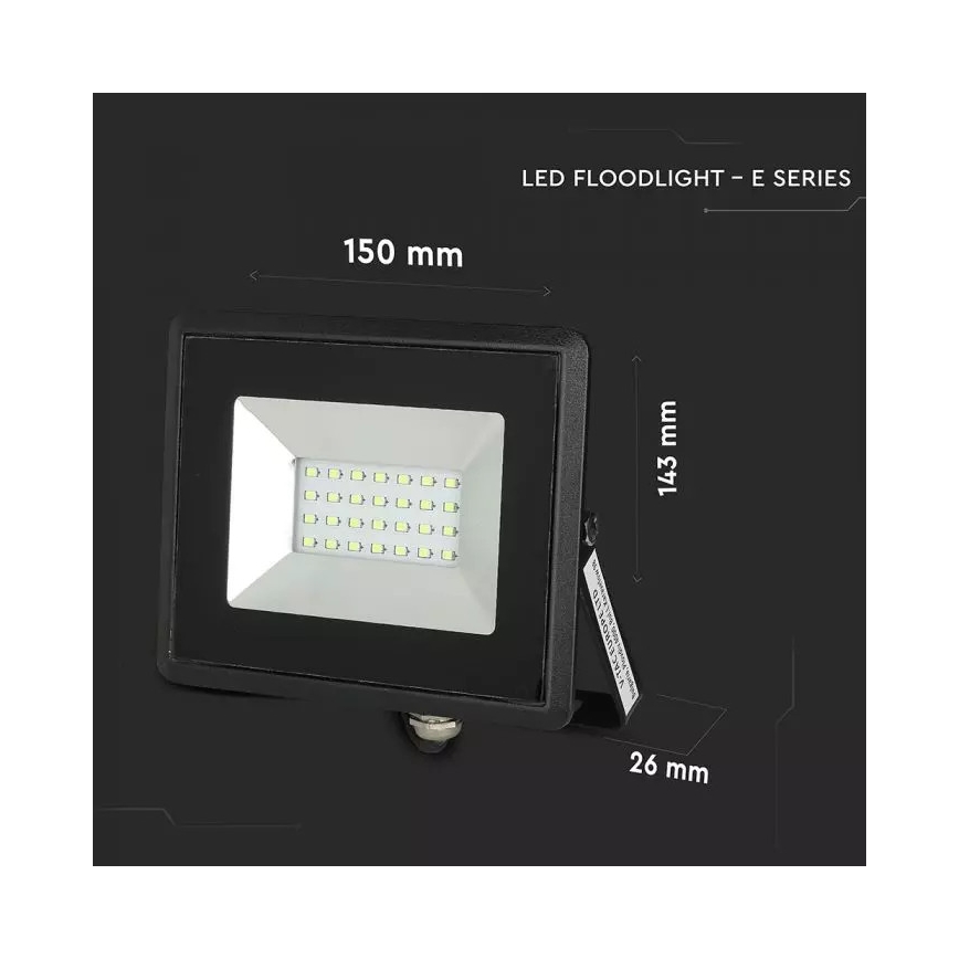 Reflector LED LED/20W/230V IP65 luz verde