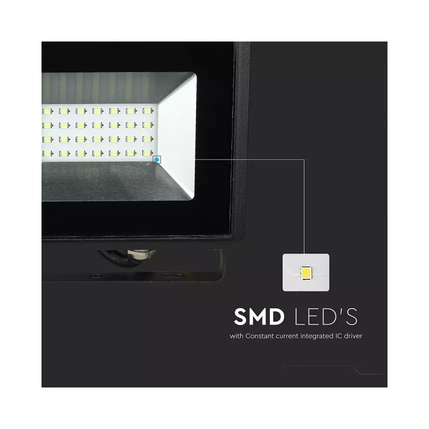 Reflector LED LED/20W/230V IP65 luz verde