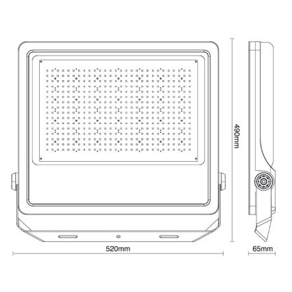 Reflector LED para exteriores PROFI PLUS LED/400W/230V 5000K IP66