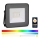 Reflector LED Smart regulable RGB LED/20W/230V IP65 negro