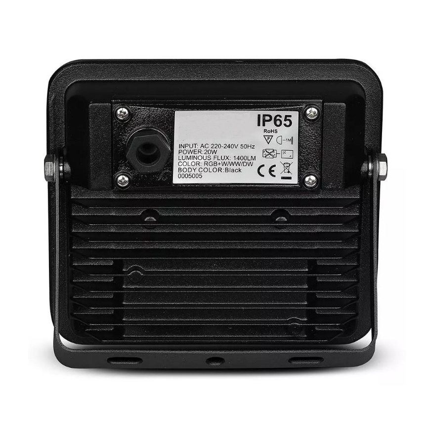 Reflector LED Smart regulable RGB LED/20W/230V IP65 negro