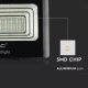 Reflector LED solar regulable LED/20W/6V 6000K IP65 + mando a distancia