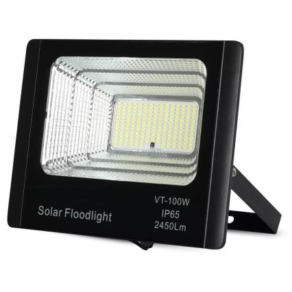 Reflector LED solar regulable LED/35W/10V 6000K IP65 + mando a distancia