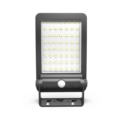Reflector solar LED con sensor LED/5W/3,7V 4000K IP54 negro