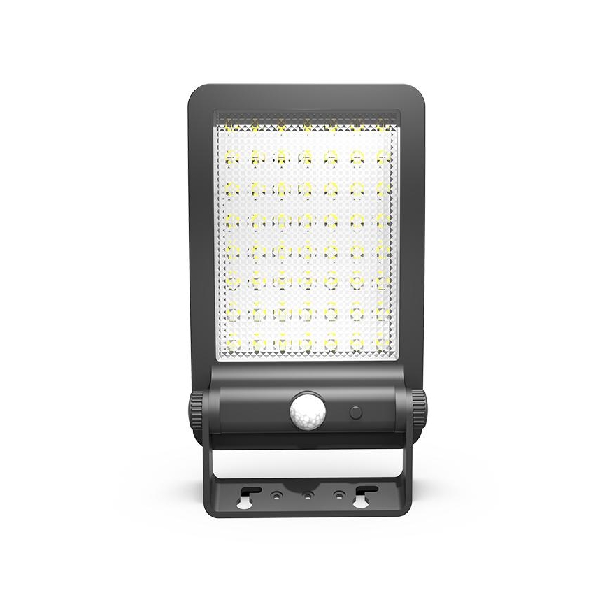 Reflector solar LED con sensor LED/5W/3,7V 4000K IP54 negro