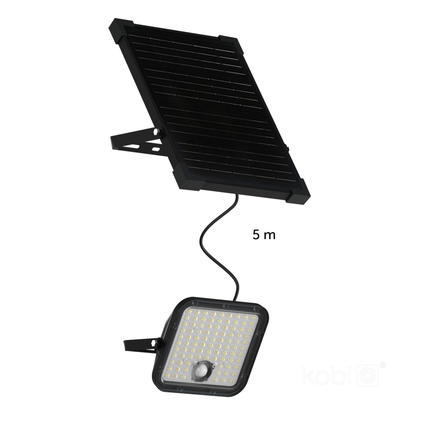 Reflector solar LED de exterior con sensor LED/30W/6,4V IP65 3000/4000K + control remoto