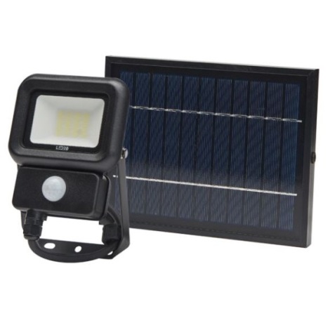 Reflector solar LED para exterior con sensor LED/10W/3,7V 6500K IP65