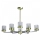 RegenBogen - Lámpara de araña de poste HAMBURG 8xE27/60W/230V