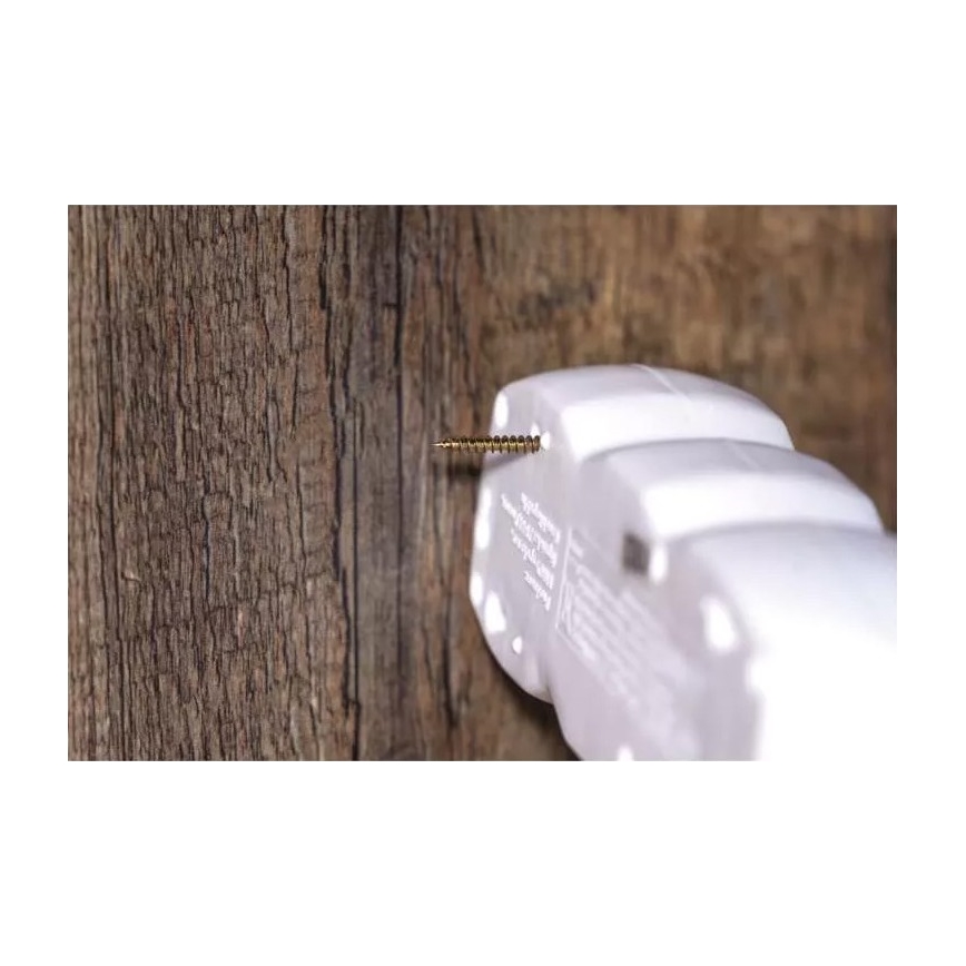 Regleta con interruptor 3Z 7m blanco