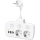 Regleta de enchufes con interruptor LINEA 2x230V + 4xUSB A/C SCHUKO blanco