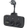 Regleta de enchufes con interruptor LINEA 2x230V + 4xUSB A/C SCHUKO negro