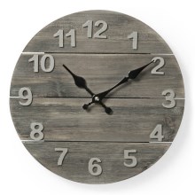 Reloj de pared 1xAA/1,5V madera 30 cm