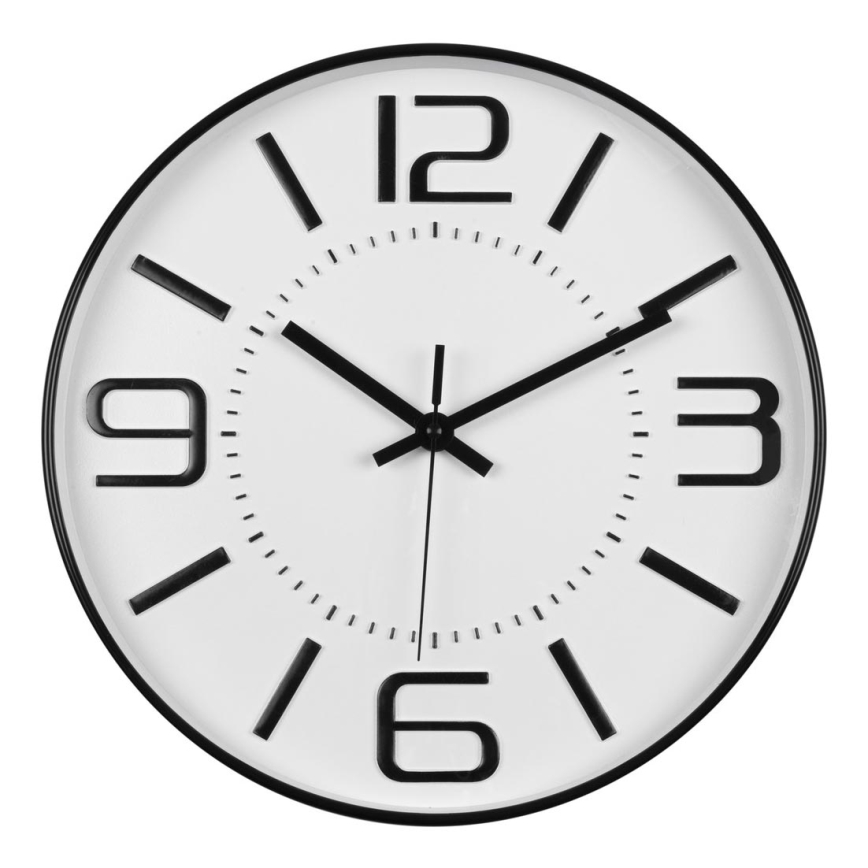 Reloj de pared 1xAA 29 cm blanco