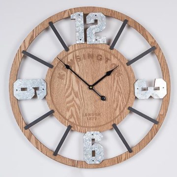 Reloj de pared 1xAA diá. 60 cm beige