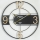 Reloj de pared 1xAA diá. 60 cm negro