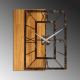 Reloj de pared 49x58 cm 1xAA madera/metal